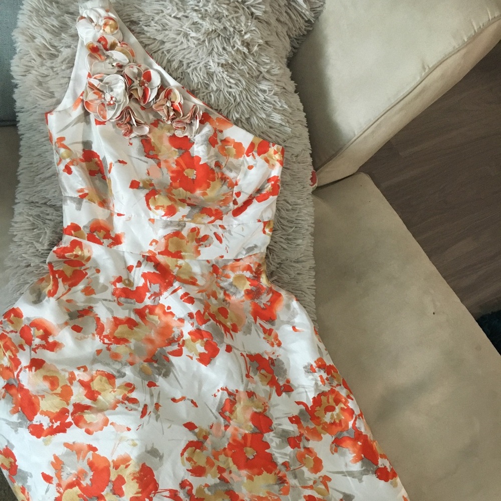 Vintage sundress,off shoulder with embellishments,size 4,floral